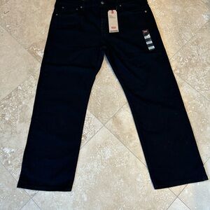 Brand New 569 Levi's Men's 38 Black Jeans